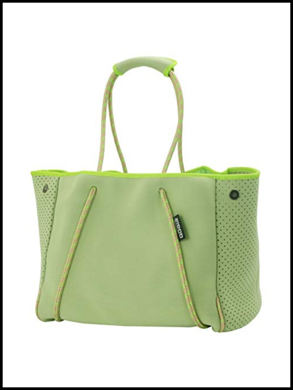 Neoprene Multipurpose Beach Bag Tote with Inner Zipper Pocket, Large Capacity